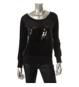 Jenni Dámská sametová mikina s flitry