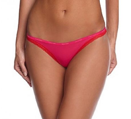 Calvin Klein kalhotky Tanga Bottoms Up D3445