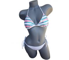 Victoria's Secret plavky Daisy Sequin Stripe