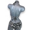 Victoria's Secret plavky Animal Print Halter Ruched