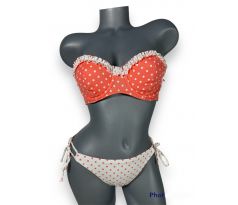 Victoria's Secret Polka Dot Plavky 75B M
