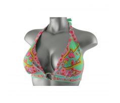 Victoria's Secret plavky Push Up Paisley Green M